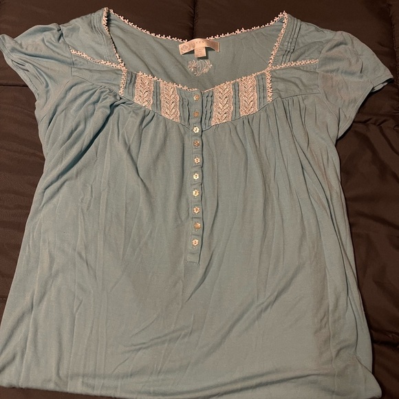 Eileen West Other - Eileen West 100% Modal Cap Sleeve 42”Nightgown Size 2X- Light Blue